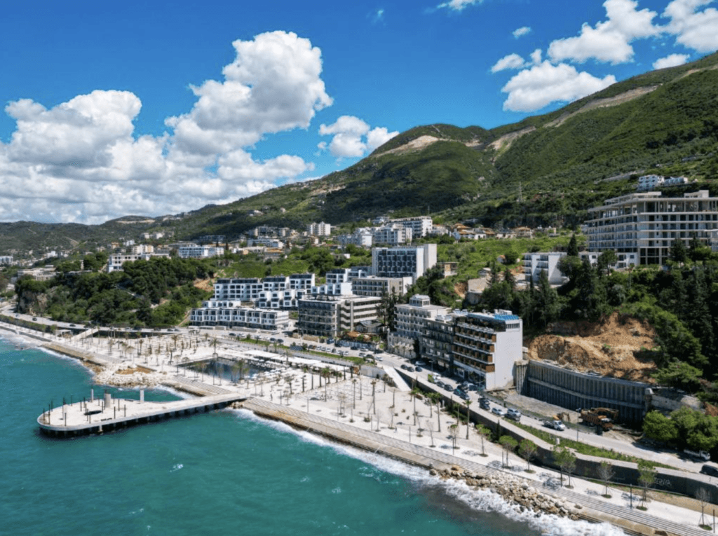 beautiful sea front hotel