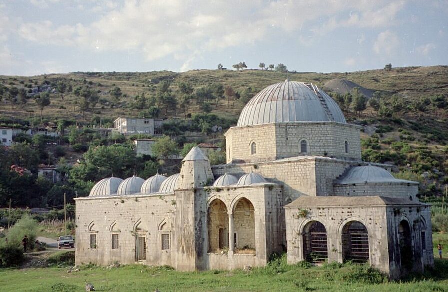 Historic Lead Mosque (Xhamia e Plumbit) near Shkodër, Albania.