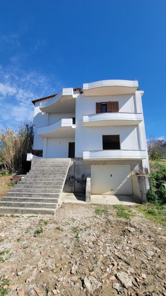 Detached hillside house for sale in Albania with mountain views